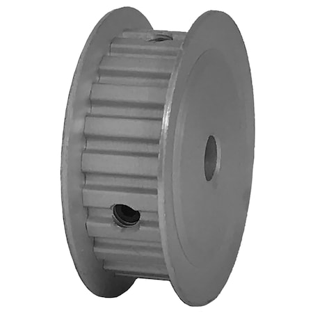 B&B Manufacturing 22XL037-3FA3, Timing Pulley, Aluminum, Clear Anodized, 22XL037-3FA3